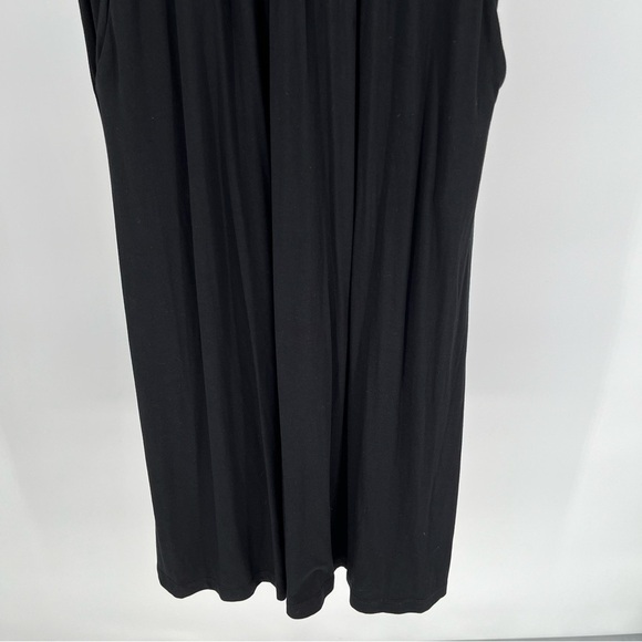 Boden Womens NEW Sleeveless Jersey Midi Dress Size 8L Pockets V-Neck - Picture 3 of 13
